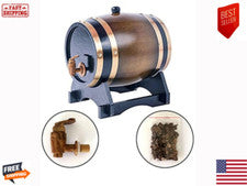 1.5 L Whiskey Barrel Dispenser Oak Aging Barrels Home Whisky Barrel Decanter New