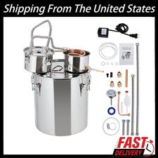 Alcohol Still 13.2 Gal Water Alcohol Distiller Spirits Kit With Circulating Pump