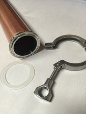 Beer Keg Still Adapter Kit 2" Tri Clamp, Ferrule, & Gasket for Distilling Column