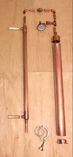 2" Moonshine Still Distilling Beer Keg Kit DIY Copper Pipe Column Tri Clamp
