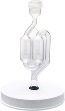 Airtight One Gallon Standard Fermentation Lid Gasket with Airlock - Turns Gallon
