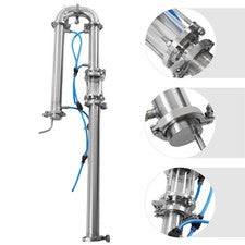 Brew Wine Making Tool 2" in Stainless Still Moonshine Reflux Distilling Column