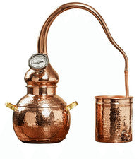 Premium Copper Moonshine & whiskey Alembic Still 3 L w/ Thermometer