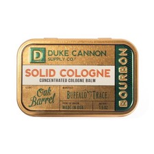 Duke Cannon Supply Co. Solid Cologne For Men Bourbon Woodsy Charred Oak Barrel
