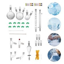 29 PCS 24/40 Advanced Organic Chemistry Lab Glassware Kit Lab Chemilcal Unit