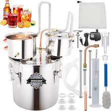 DEWOSEN Alcohol Still 13.2 Gallon 3 Pots Shine Still Distillery Kit for Alcohol