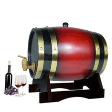 1.5L Whiskey Barrel Dispenser Oak Aging Barrels Home Whiskey Barrel Red Wine