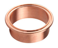 3" Copper Ferrule Beer Keg Still Adapter Dairy Tri Clover Reflux Column No Clamp
