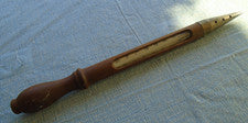 Hydrometer Distillers Alcohol Content Brass Wood Glass Tube Bar Collectible