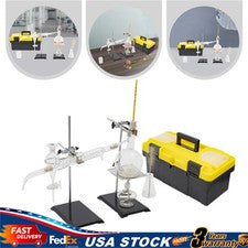 Essential Oil Steam Distillation Kit Apparatus Lab Glassware Distillation Kit