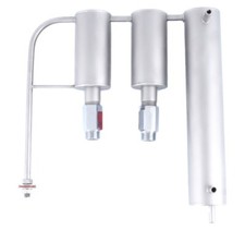 Stainless Steel Distillation Column 2 x Settler + Thermometer, Spiral Condenser