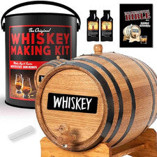 Man Can Diy Whiskey Making Kit Complete 1 Liter Oak Aging Barrel Kentucky