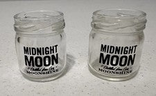 Midnight Moon Moonshine Mini Mason Jar Shot Glass Madison North Carolina Lot 2