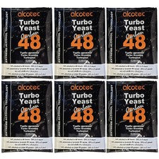 Alcotec Carbon 48 Hour Turbo Yeast (Pack of 6)