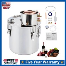 10 Gallon 2-Pot Alcohol Distiller Kit ,Home Brewing for DIY Whisky Wine Brandy