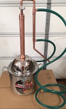 Copper Alcohol Moonshine Ethanol Still E-85 Reflux HD5 Gallon Stainless Boiler