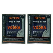 Alcotec Distiller’s Yeast Vodka with Glucoamylase Enzyme (Pack of 2)