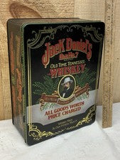 Vintage Distillers Thermometer In Jack Daniels Old No. 7 Tin Gift Set Box