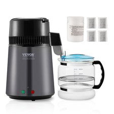 VEVOR 4L Water Distiller Purifier Machine Countertop Stainless Steel Interior