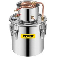 3GAL Home Distiller Kit Copper Boiler w/ Dual Display Thermometer 12L Capacity