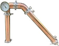 2"  Tri Clamp Copper Moonshine Still - Fits Beer Kegs - Shotgun style condenser