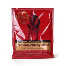 Pure Distilling Premium Whiskey Yeast with Glucoamalyse Enzyme 108g Home Brew