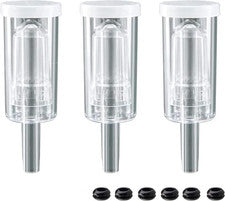 3piece Airlock Fermentation Beer Wine Brewing Air Locks 3pack With Silicone Grom