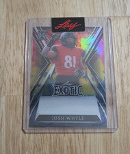 2023 Leaf Exotic JOSH WHYLE Parrot 1/1 Pre-Production Proof Rookie Titans