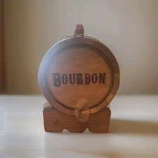 Charred Wood Wine Aging Barrel Oak 2 Liter Whiskey Rum Bourbon Scotch Home Bar