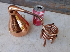 Old Stock in Copper Small Distillery Alembic Still Moonshine or Essential Oils