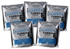 Still Spirits Turbo Yeast Pack of 5 Classic 6.3 Ounce Fast Fermentation 20 ABV