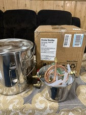 VEVOR 3 Gal Stainless Steel & Copper Alcohol Distiller Still Kit w Thermometer