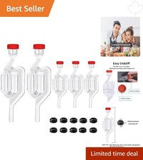 High-Quality Fermentation Airlock Set with 10 Grommets for Optimal Fermentation