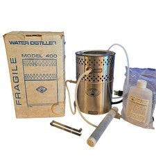 Kirschmann Pure Water Home Still Model 400 Stainless Steel Water Distiller 1200W