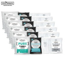 6xStill Spirits Pure Turbo Yeast Carbon Clear Full Kit Pack Home Brew
