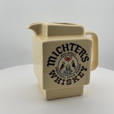 Vintage Michter's Pot Still Original Sour Mash Whiskey Ceramic Pub Water Pitcher