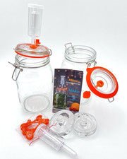 Glass Fermentation Jars 1.5L with Airlocks Weights - Set of 2 FAST / FREE SHIP