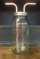 3/8” Mason Jar Thumper for Wide Mouth Half Gallon Mason Jar, Moonshine, Distill