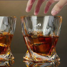 Custom Engraved Redbreast Single Pot Still Whiskey Glass – 10 oz Twisted Rock