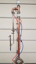 2" Gin Basket Vodka Still Copper Reflux Shotgun Condenser Parrot -Column only
