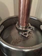 2" x 36" Alcohol Distilling Moonshine Keg Column DIY Starter Kit Copper triclamp