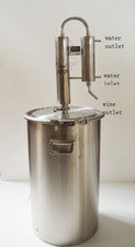 Stainless Steel Wine Alcohol Water Distiller Moonshine Still Boiler 60L
