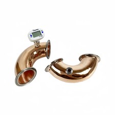 2" 1.5" 135° Copper Elbow Nipple Set Bend Pipe Durable Distillation Brew Kit
