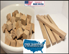 New American White Oak Staves+Cubes |Home Brewing|Barrel Aging|Wine,Beer,Spirits