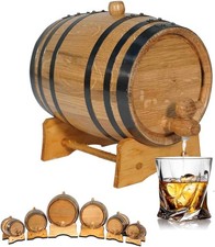 Small Oak Aging Barrel 2L for Whiskey Bourbon Rum Tequila