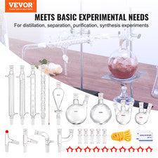 Lab Distillation Kit, 32 pcs Set of Glassware Equipment