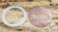 Wide Mouth Mason Jar Gasket, 16oz Copper Disk, 5/8" holes ➨ 1/2" pipe Thumper