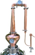 4" Copper Pot Still Column for Whiskey, Tequila, Brandy and Rum Distilling