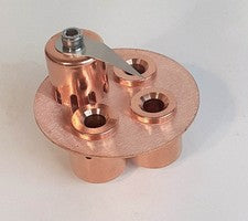 3" Red Copper Bubble Plate for Glass Distiller Distilling Column + Silicone Seal
